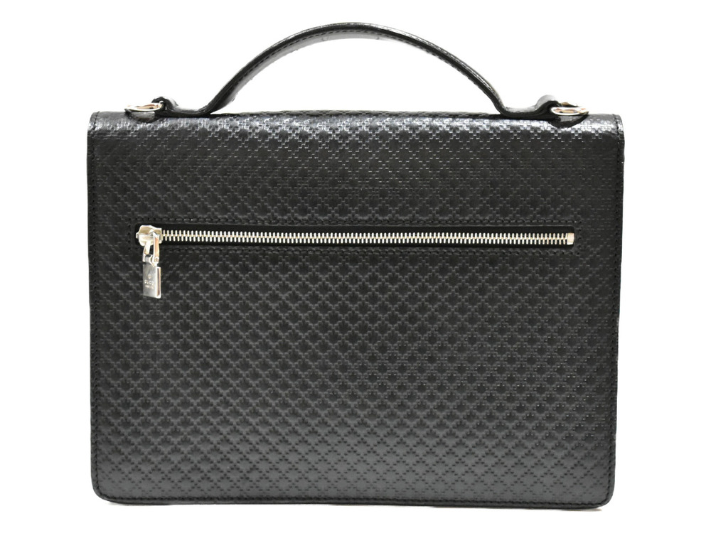 Gucci Diamante Crossbody Leather Black Handbag Bag Shoulder Black